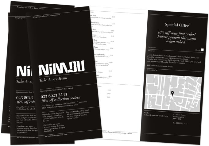 Nimbu Menu 12 - Flyer (1000x563), Png Download