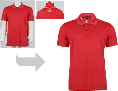 It's Techniques Done By Photoshop To Express Clothing - Polo Shirt (400x313), Png Download