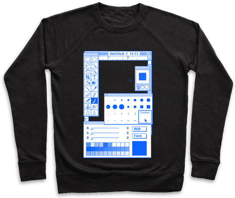 Photoshop Pixel Tools Pullover - Spill The Tea Quotes (484x484), Png Download