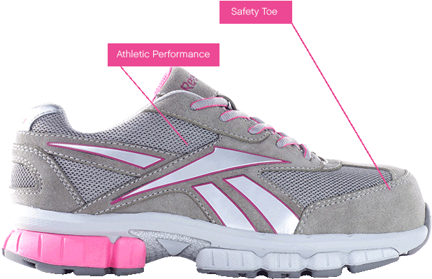 We've Re-thought The Work Day From The Ground Up - Safety Shoes Women Nike (639x401), Png Download