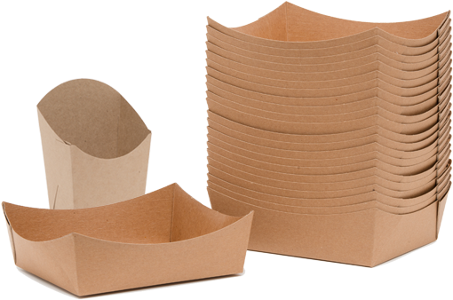 Traytogo Take Out Containers, Paper Takeout Containers, - Paper Tray Food Packaging (550x400), Png Download