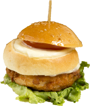 Chicken Mini Burger - Slider (985x657), Png Download
