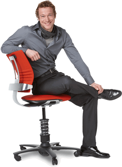 Share This Image - 3dee - Active Office Chair (409x545), Png Download