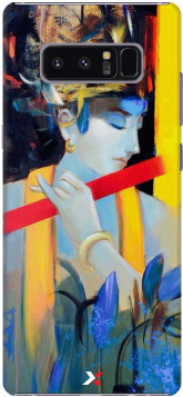 Kanhaiya Ji Slim Back Cover For Samsung Galaxy Note - Painting (300x400), Png Download