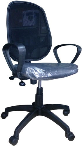 Computer Revolving Netted Chair - Chair (800x504), Png Download