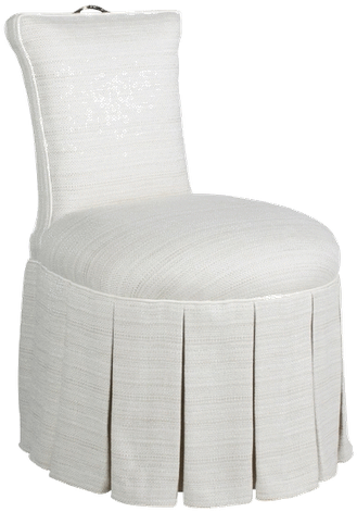 1267 Swivel Vanity Chair - Chair (409x500), Png Download