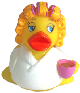 Coffee Time Rubber Duck - Coffee Time (500x500), Png Download