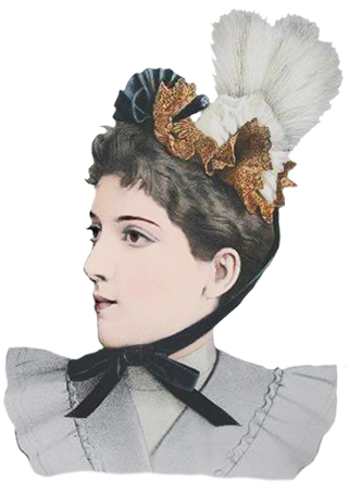 Ladies Dress Hats - Headpiece (349x472), Png Download