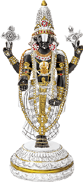 Balaji Black 41 Cm Balaji Black 41 Cm - House (300x400), Png Download