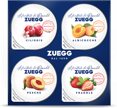 Mix Fruit - Marmellate Monoporzione Zuegg (410x410), Png Download