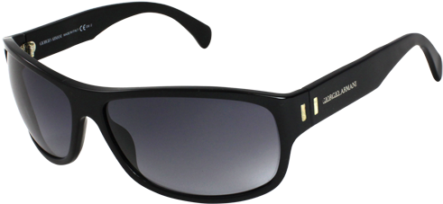 Giorgio Armani Ga 857s Black Sunglasses - Hugo Boss Orange Bo 0176 S (500x300), Png Download