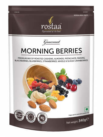 Morning Berries - Rostaa Morning Berries (671x450), Png Download