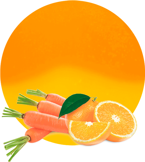 Mix Orange Veggies & Fruit Compound - Clementine (536x595), Png Download