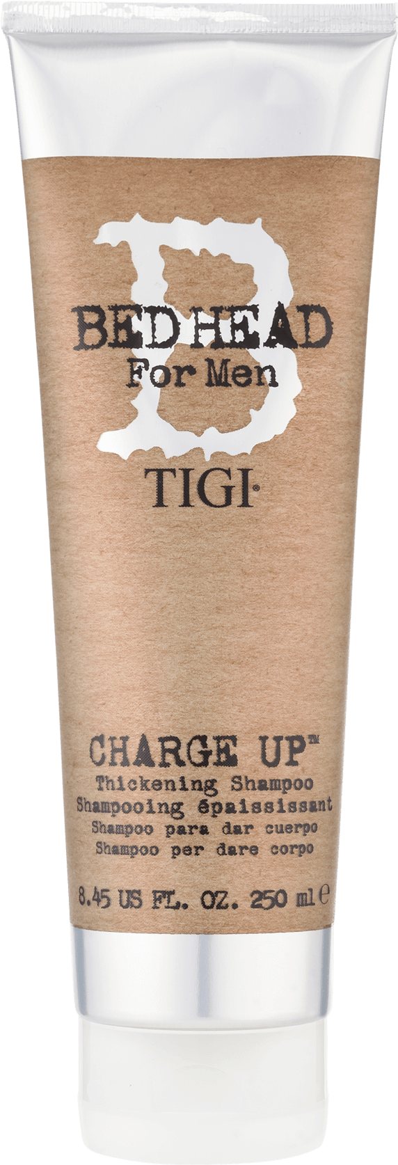 Bed Head For Men By Tigi Charge Up Thickening Shampoo - Bed Head For Men Charge Up Shampoo, Thickening - 8.45 (1920x1920), Png Download