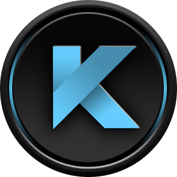 Krishneel Chand - Logo K Blue (350x350), Png Download