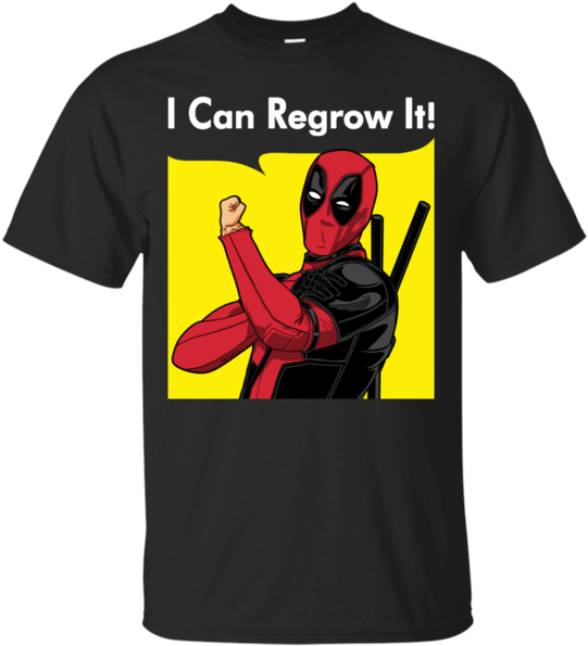 I Can Regrow It Deadpool Movie Funny T Shirt & Hoodie - Can Regrow It Poster Print (landscape) - A4, 8.3 X (600x600), Png Download