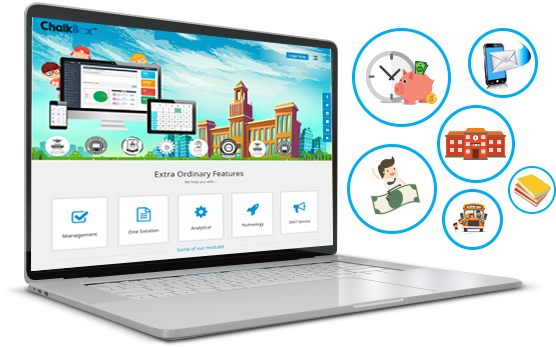 School Software In India, Mobile App For School, School - Education (560x419), Png Download