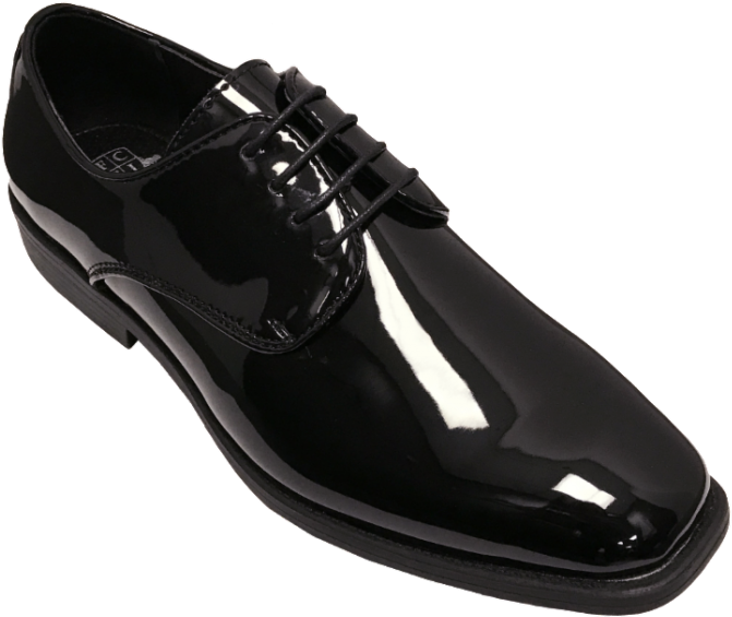 Mens And Boys Plain Black Patent Finish Front Lace-up - Giro Men's Savix (745x601), Png Download