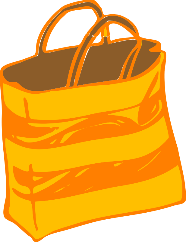 Free Clipart - Shopping Bag Clip Art (617x800), Png Download