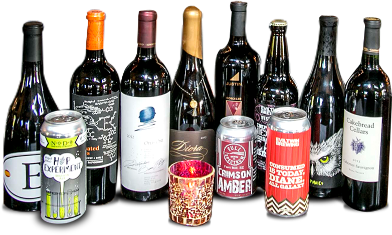 Grape Vine Wine Shop (1900x741), Png Download