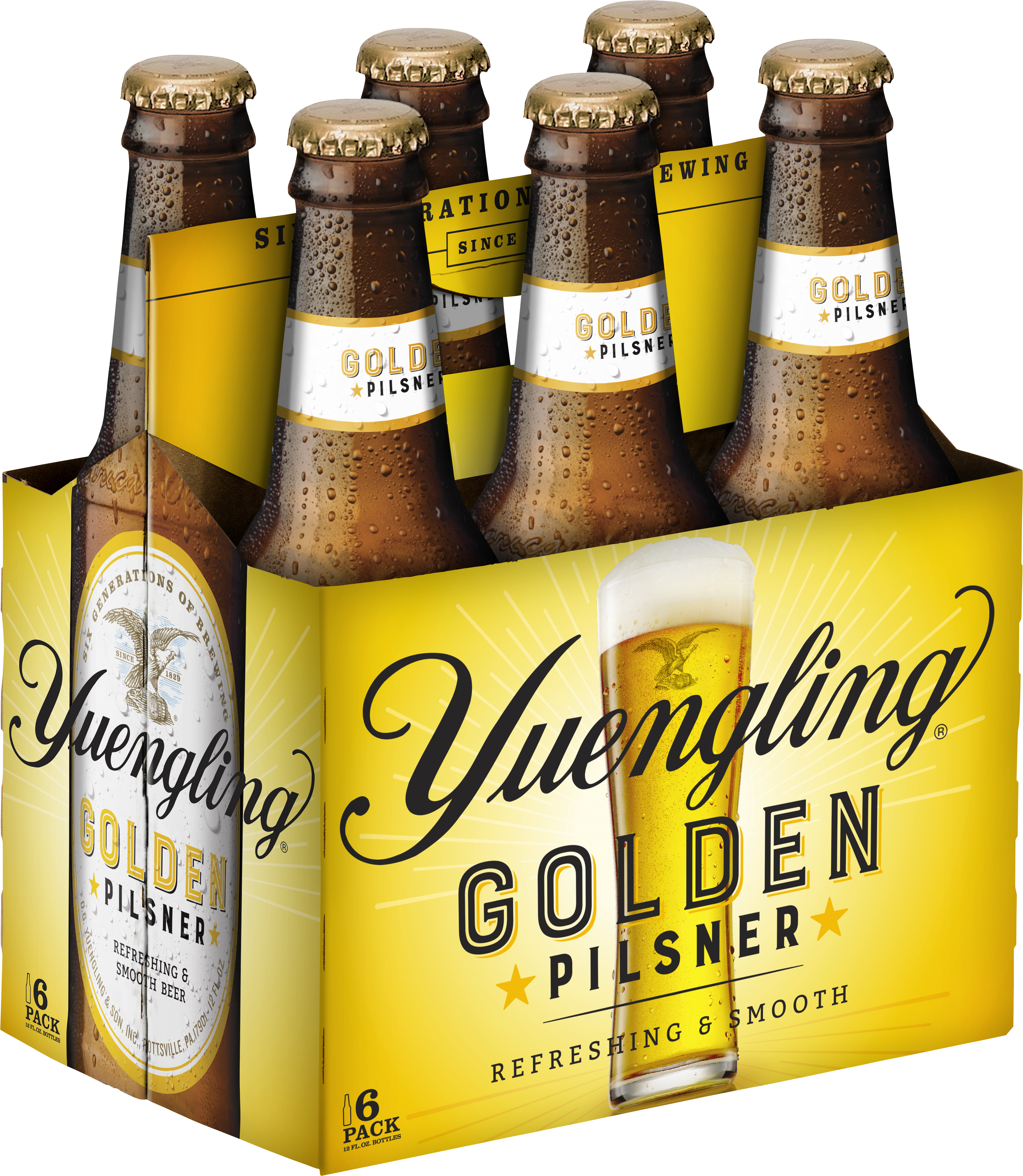 Music Lovers Will Also Have The Opportunity To Take - Yuengling Golden Pilsner Beer (4299x4680), Png Download