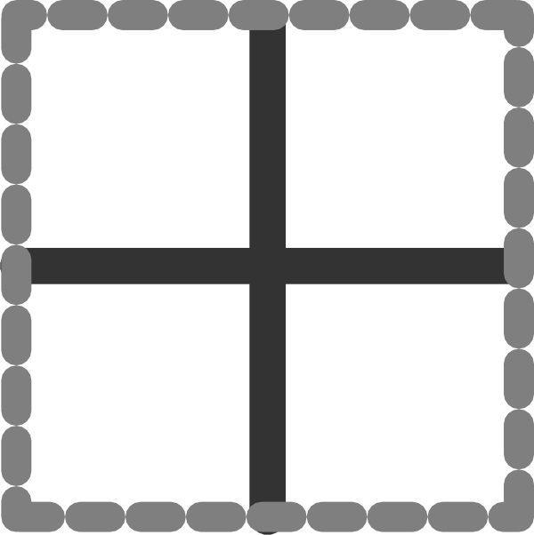 How To Set Use All Inside Border Icon Png (600x602), Png Download