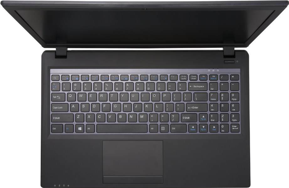 Gigabyte P15f V2 Above Keyboard View - Gigabyte P15f V2 (1000x1000), Png Download