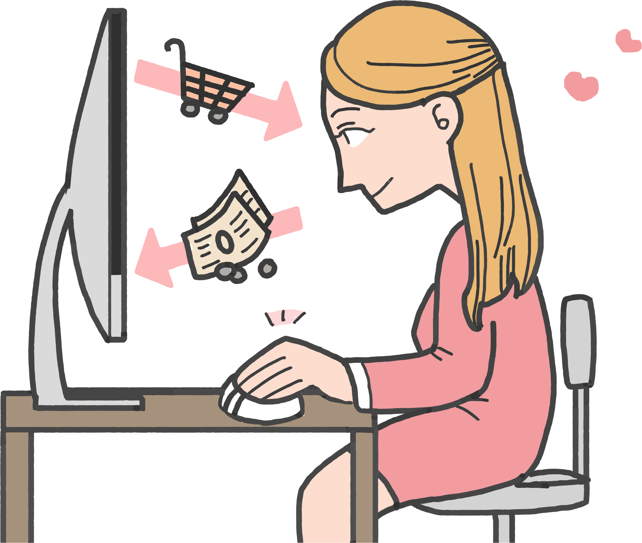 Shop For Clipart Online - Online Shopping Scams Clipart (2086x1764), Png Download