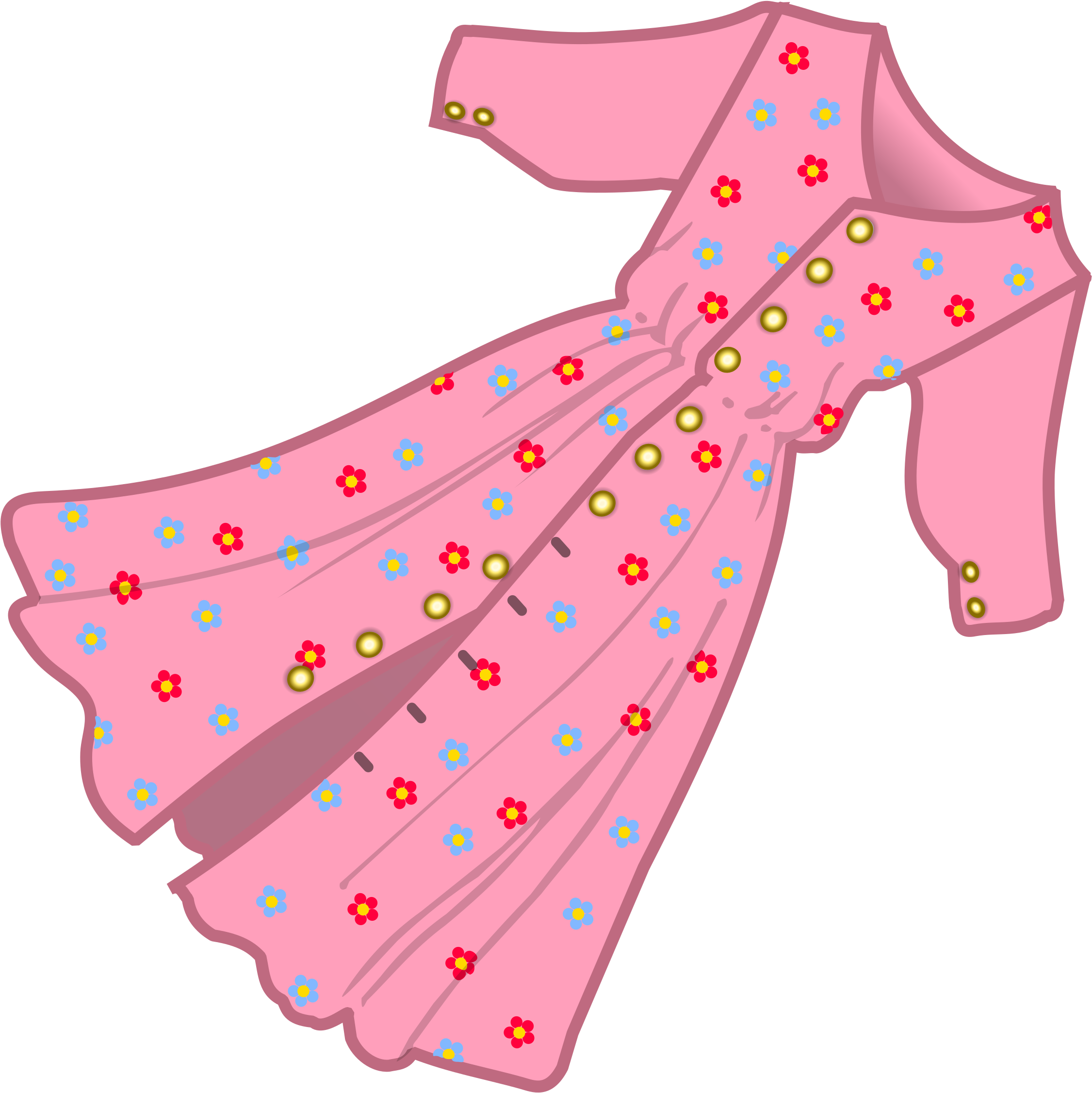Dress Clip Art (2400x2400), Png Download