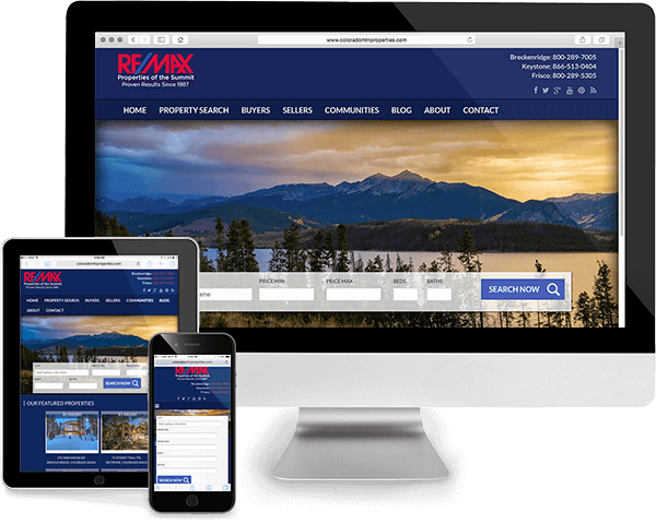 Responsive Real Estate Web Design - Web Design (600x480), Png Download