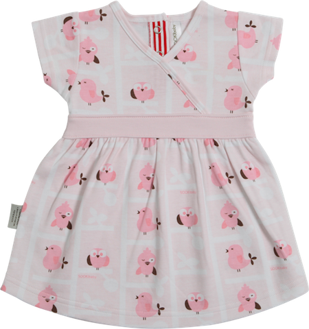 Sooki Baby Pink Bird Dress - Clothing (450x480), Png Download
