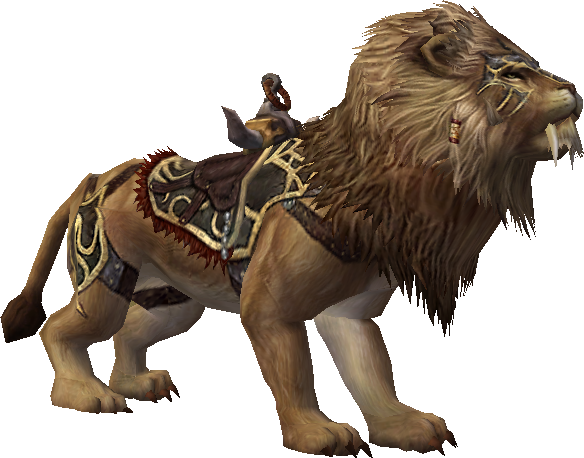 Lion Mount - Metin2 Lion (584x458), Png Download