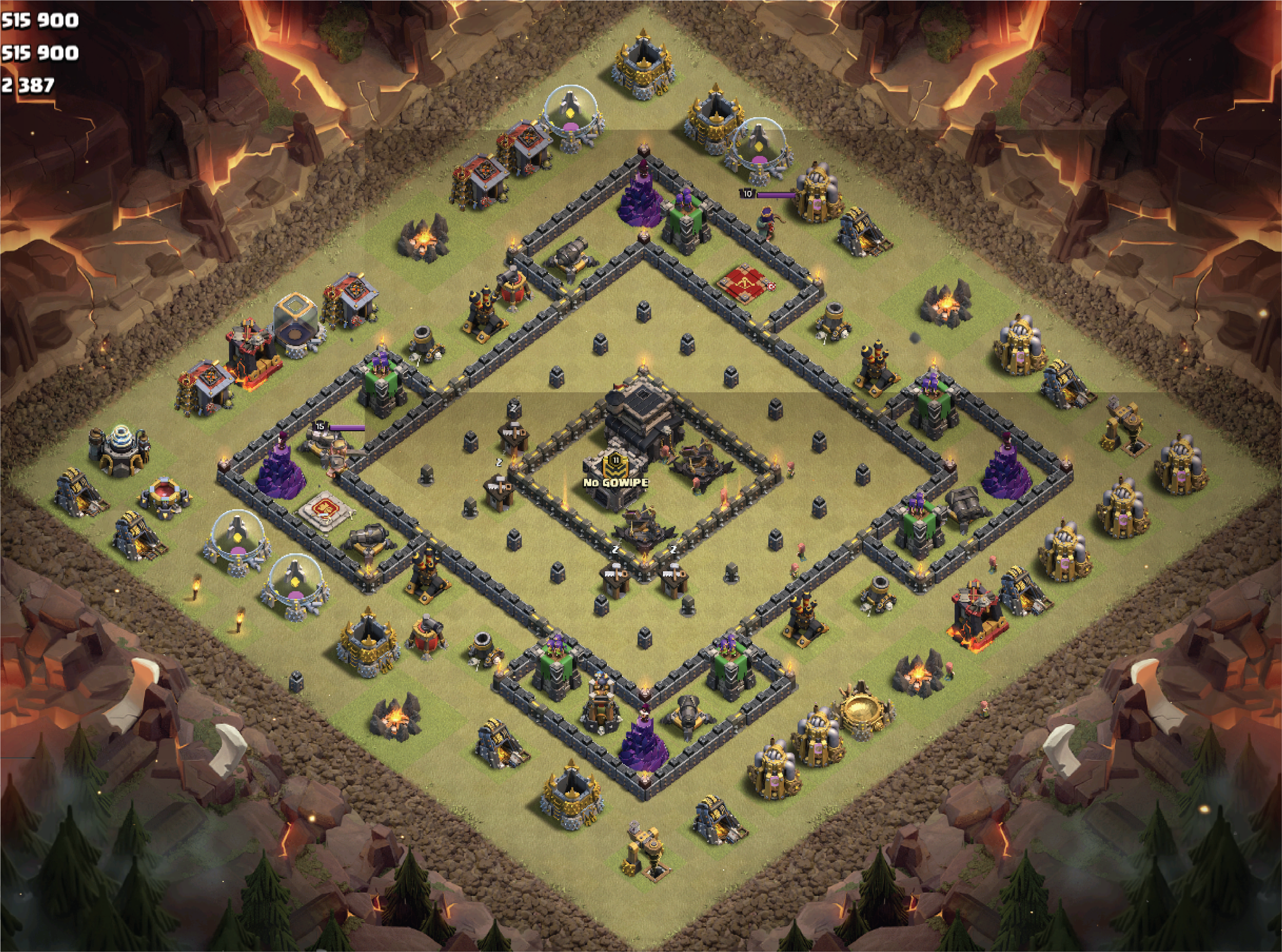 Hwya[hwya] Maxed Troops With Heroes Bk/aq At 10/16 - Video Game (5758x5134), Png Download