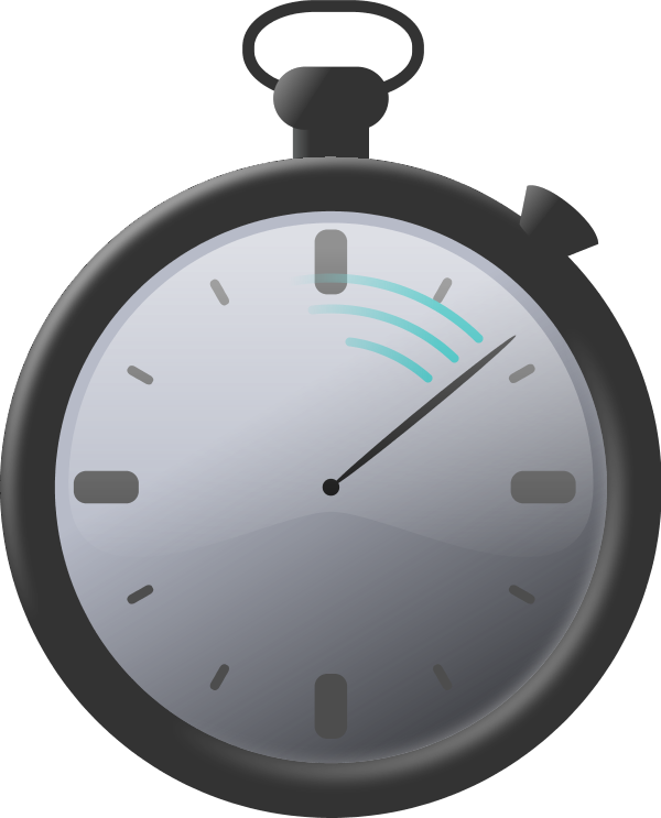 Minute To Win It - Stop Watch Clip Art (600x743), Png Download