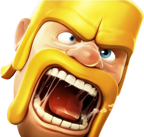 Clash Of Clans Clipart Face - Barbarian Head Clash Of Clans (640x480), Png Download