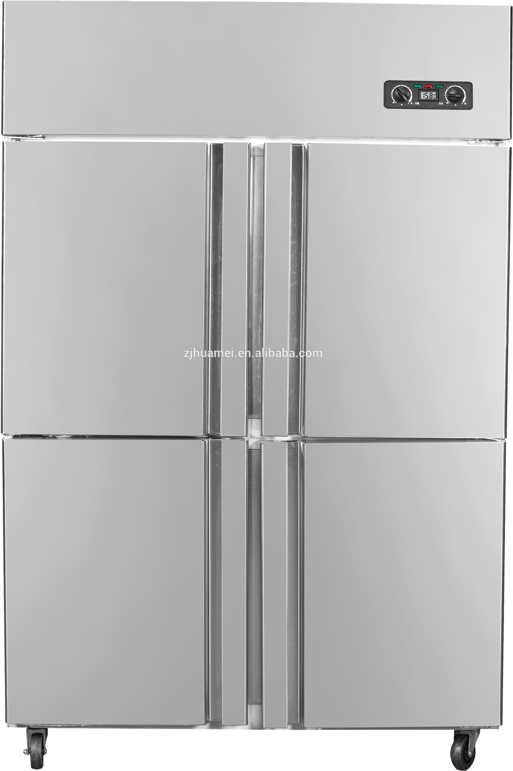 Hot Selling Luxury Stainless Steel Commercial Refrigerator,kitchen - Refrigerator (1996x3000), Png Download