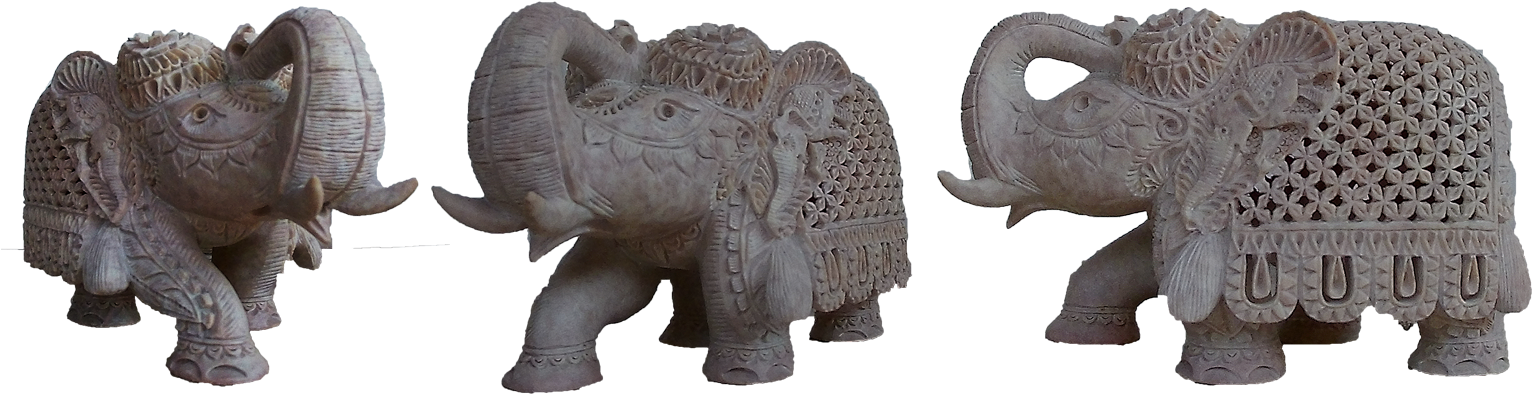 Lord Ganesha Statues - Statue (1600x450), Png Download