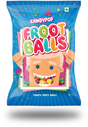 Candypop Froot Balls - Delhi (375x500), Png Download