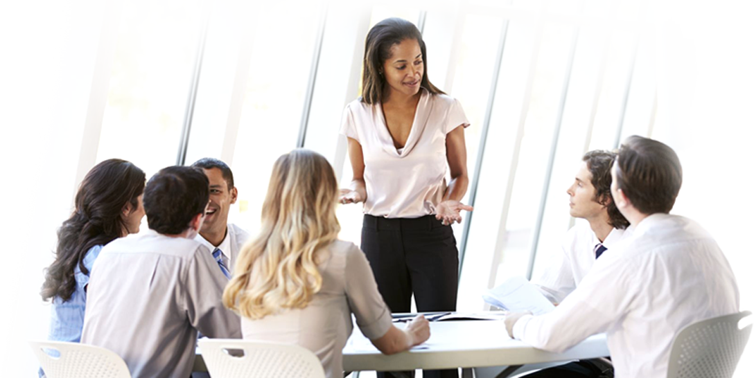Corporate1 - Women In Work (1088x546), Png Download
