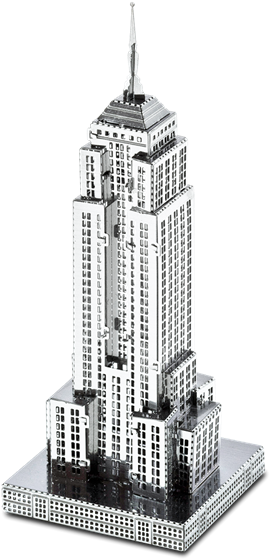 Metal Earthe Architecture - Metal Earth Empire State Building (318x600), Png Download