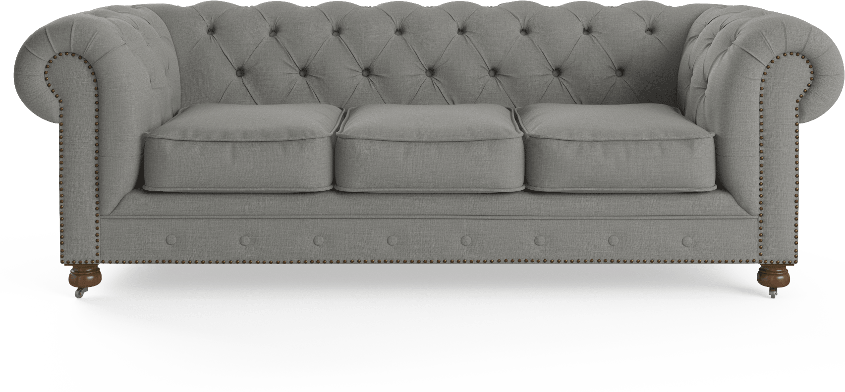 5seater Stone Grey - Couch (1705x791), Png Download