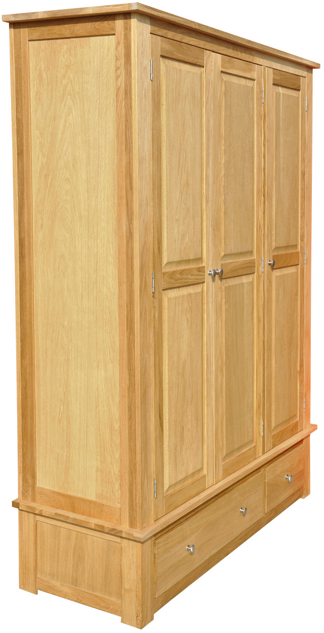 Product Code Oak10-2 - Wardrobe (640x1248), Png Download