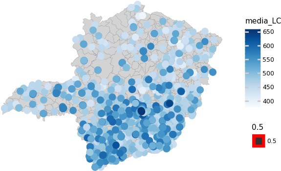 But Changing Size Inside Aes When Plotting Points Has - Craft (635x396), Png Download