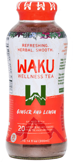 Waku Wellness Tea - Passion Fruit (555x555), Png Download