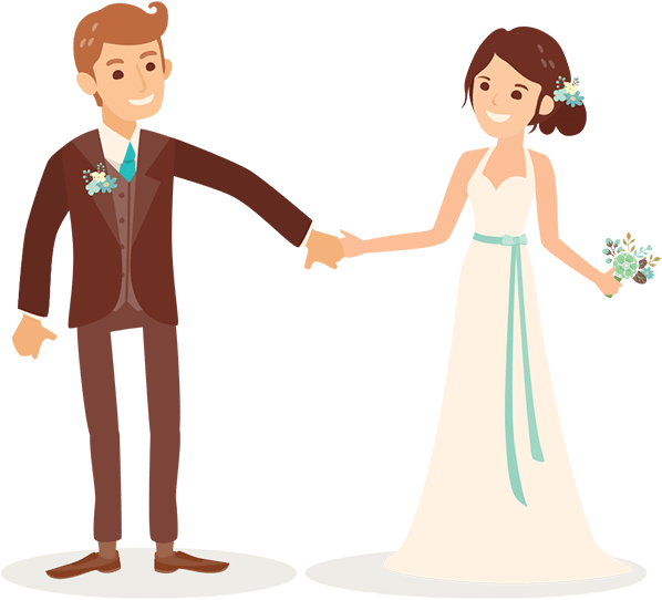 Ms Christina Wedding Event 1 Min - Wedding Transparent Clipart Png (600x565), Png Download