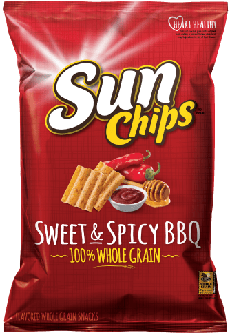 Sunchips Sweet Spicy - Original Sun Chips Whole Grain (334x483), Png Download