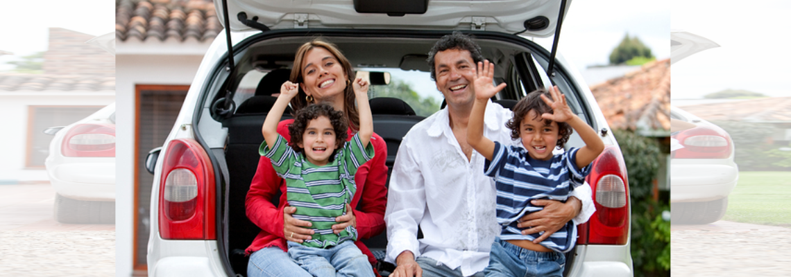 Family Insurance - Happy Family (1140x400), Png Download