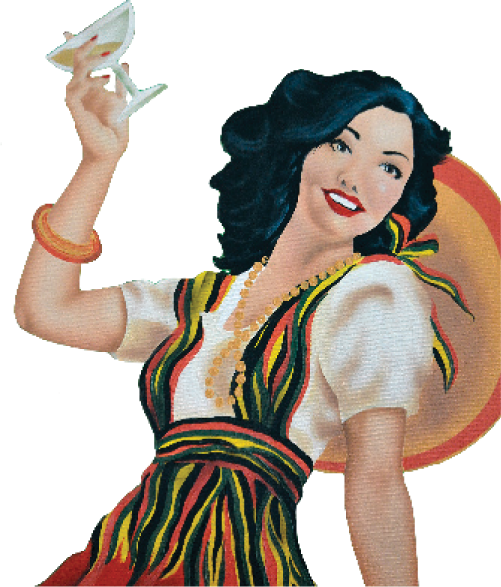 Molina's Cantina Graphic Of Cantina Girl - Molina's Cantina (501x587), Png Download
