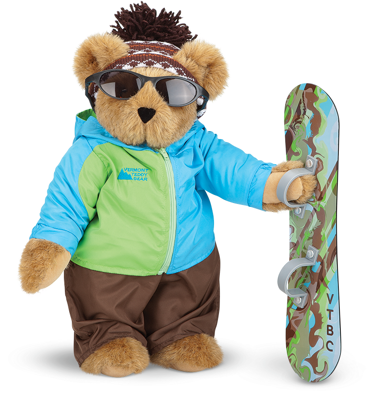 On Your Vermont Teddy Bear - Vermont Teddy Bear Company 15" Snowboarder Teddy Bear (800x800), Png Download