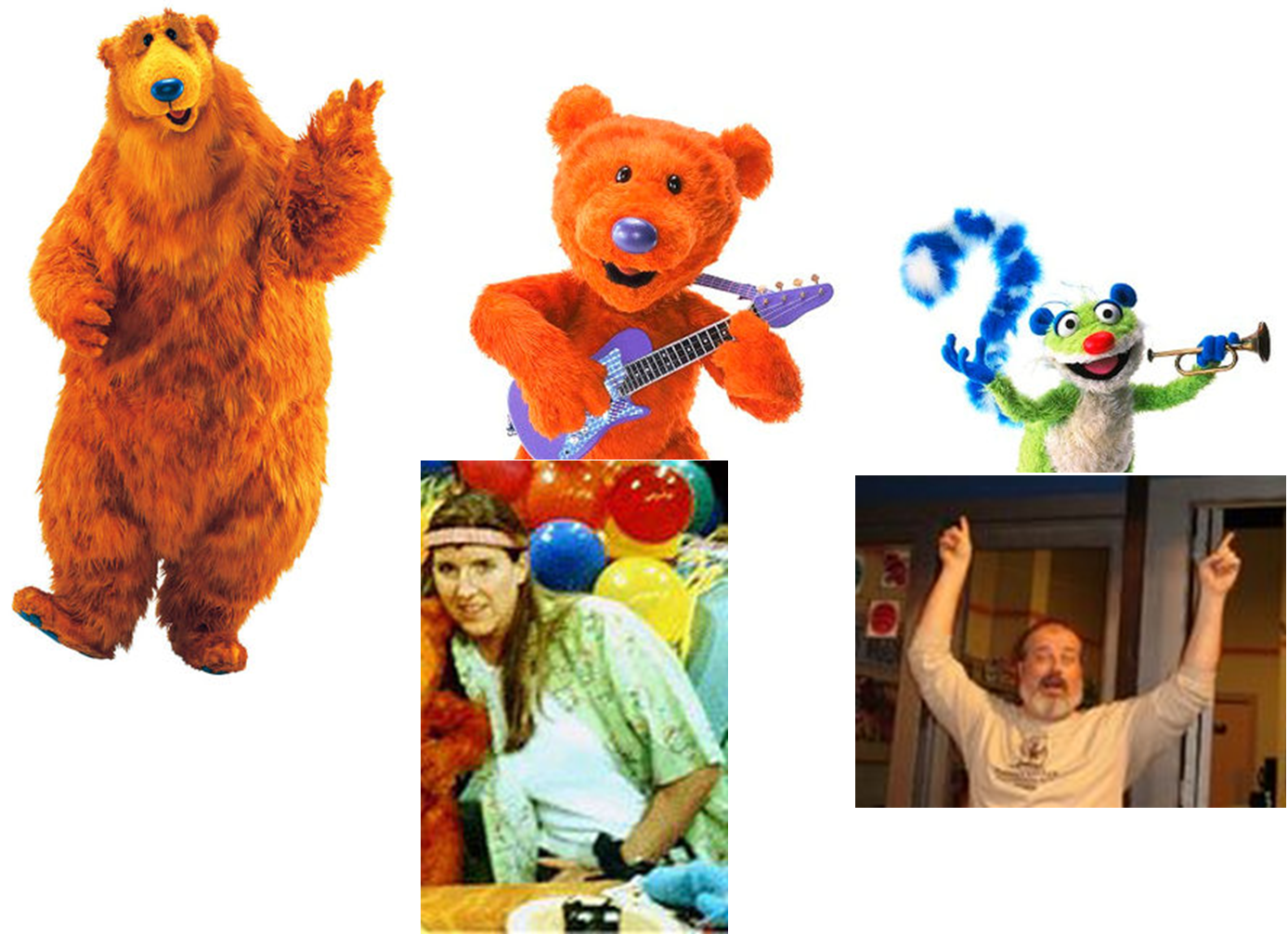 Muppet Wiki Behind The Scenes Bear In The Big Blue - Way I Feel Today Bear (1387x1006), Png Download